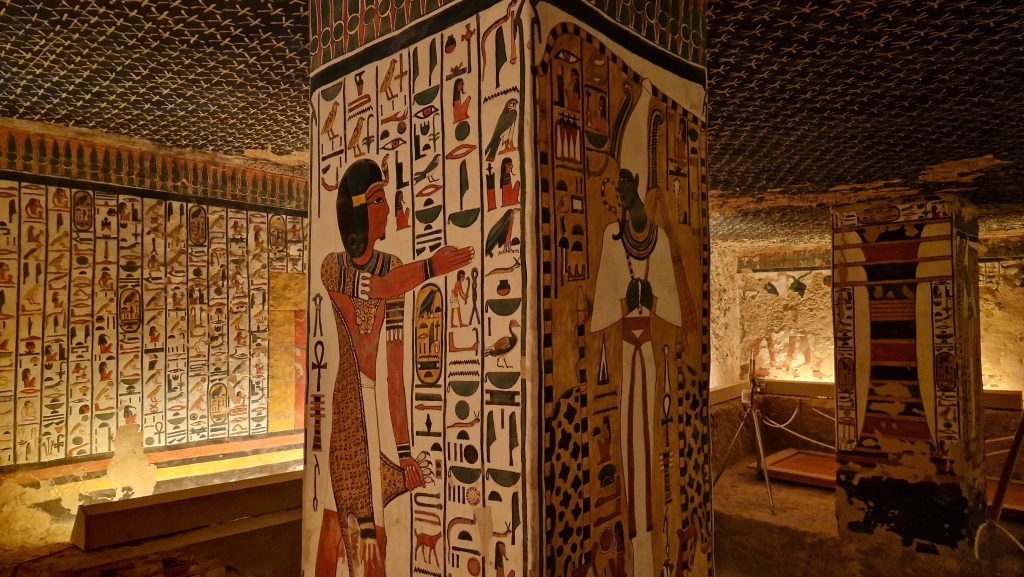 Nefertari's Tomb in the Valley of the Queens