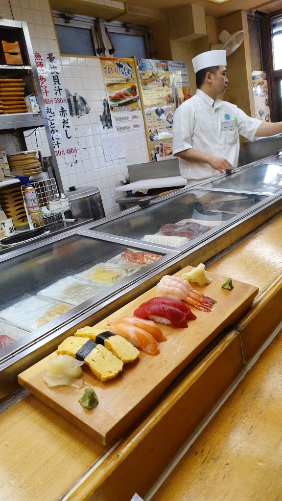 Tsukiji Central Fish Market.