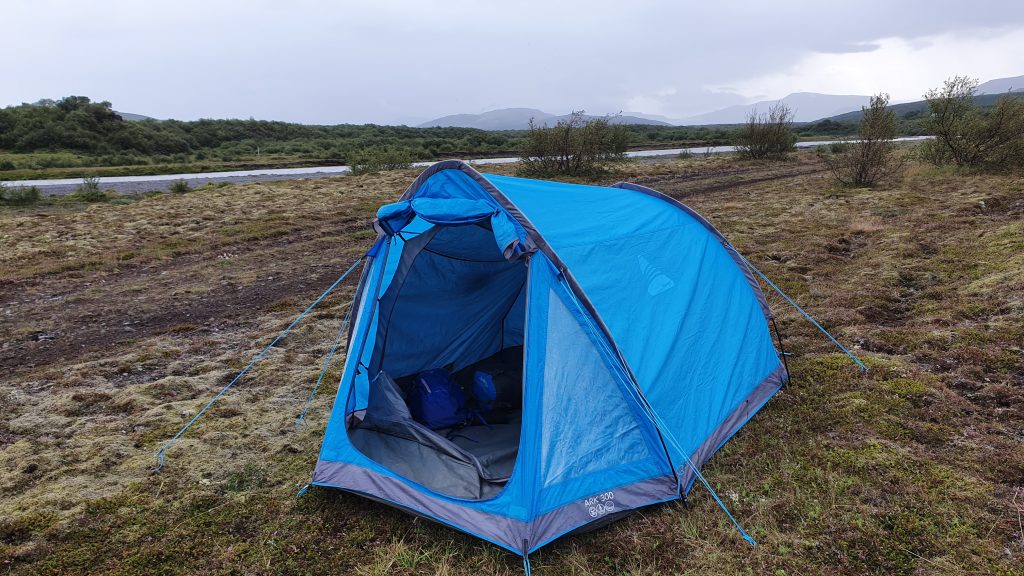 Tent on Iceland 