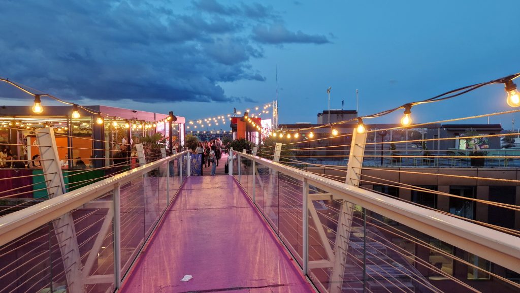 One roof top bar in Stockholm.