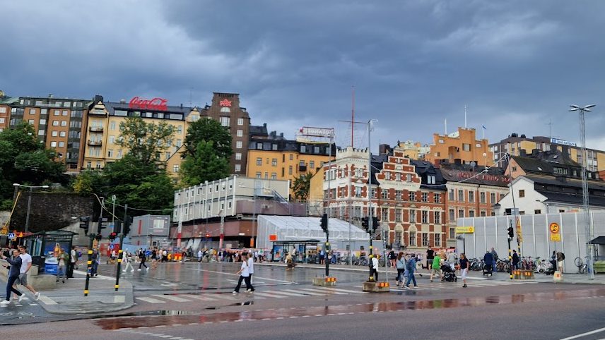 Slussen and Stomatol sign