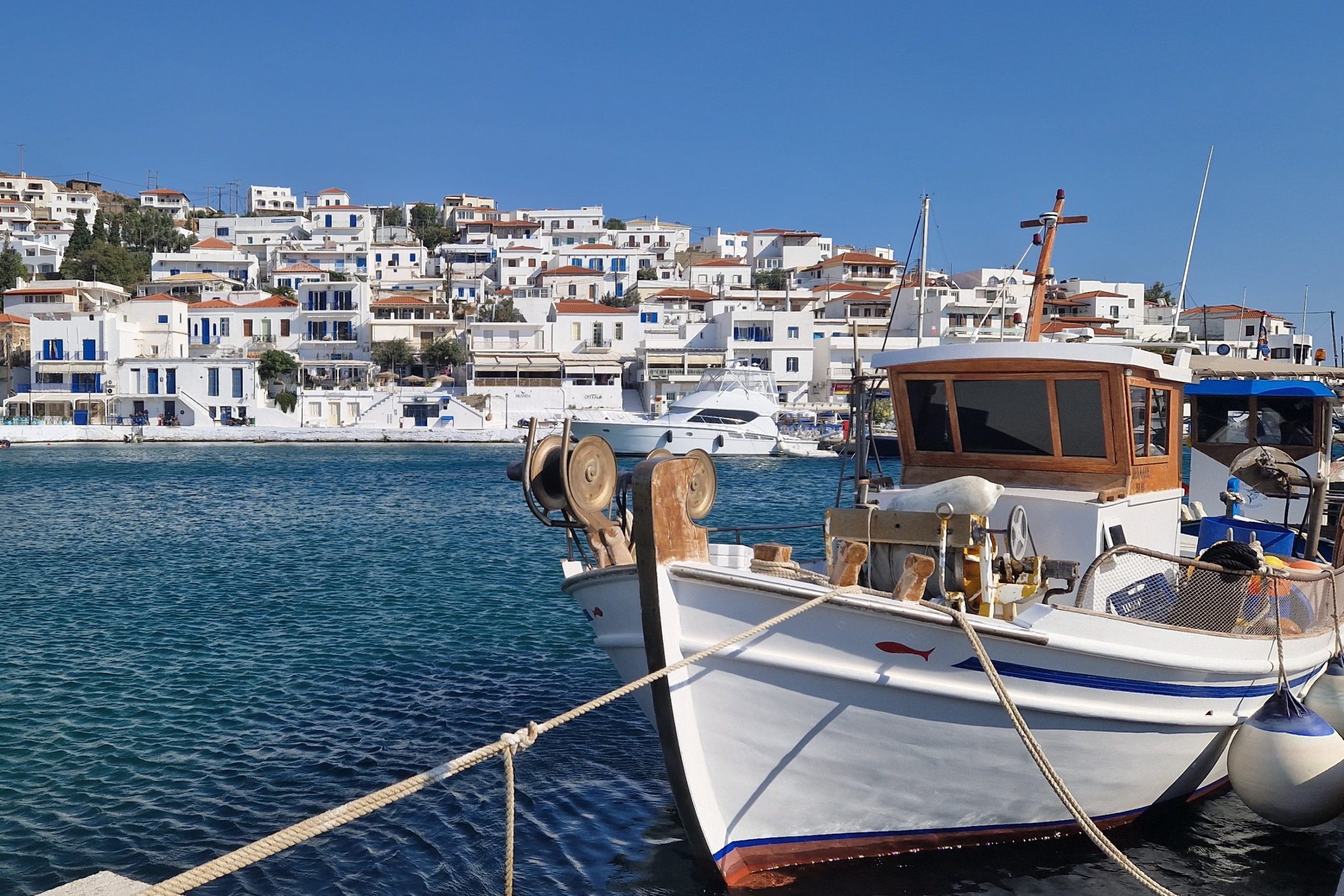 Mpatsi in andros greece