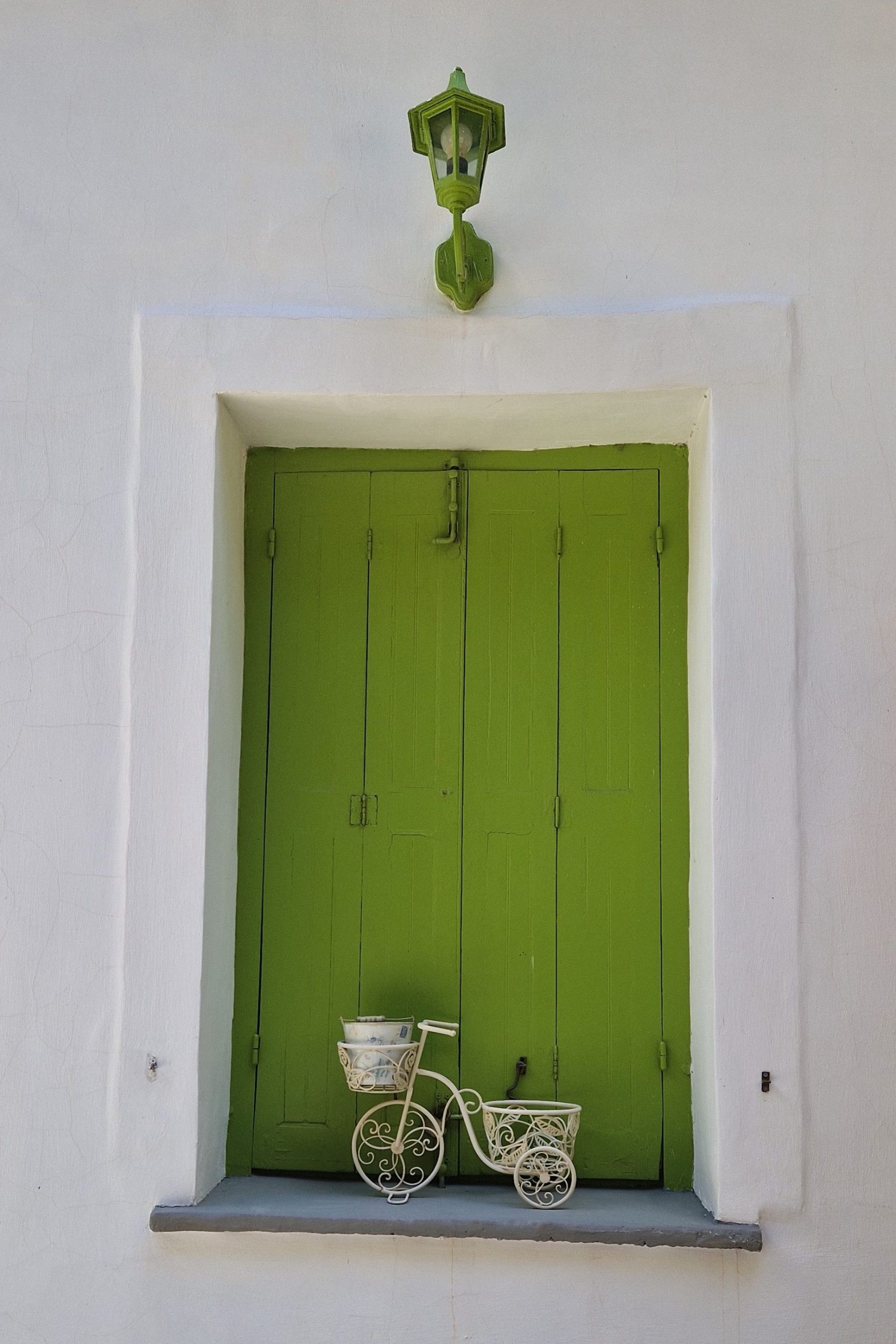 Green window in Greece