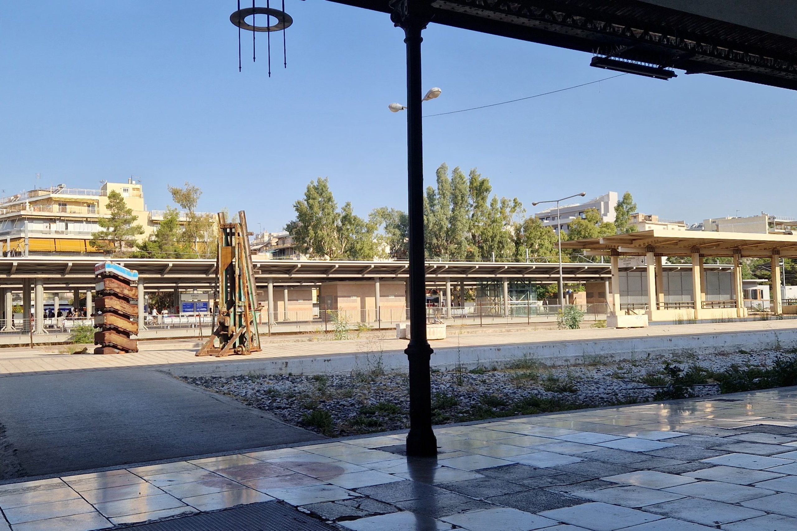 Larissa Train station in Athens.