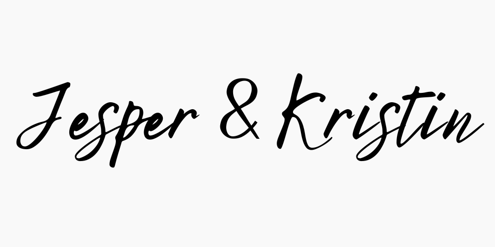 Jesper & Kristin
